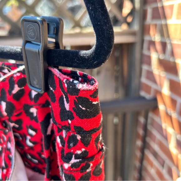 Eloquii Red Animal Print Crop Jeanz 18 - Picture 5 of 7